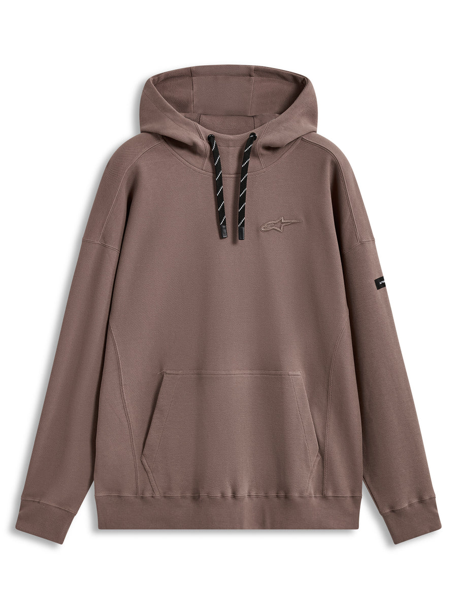 CAMINO TEXTURED OVRSIZD HOODIE TAUPE
