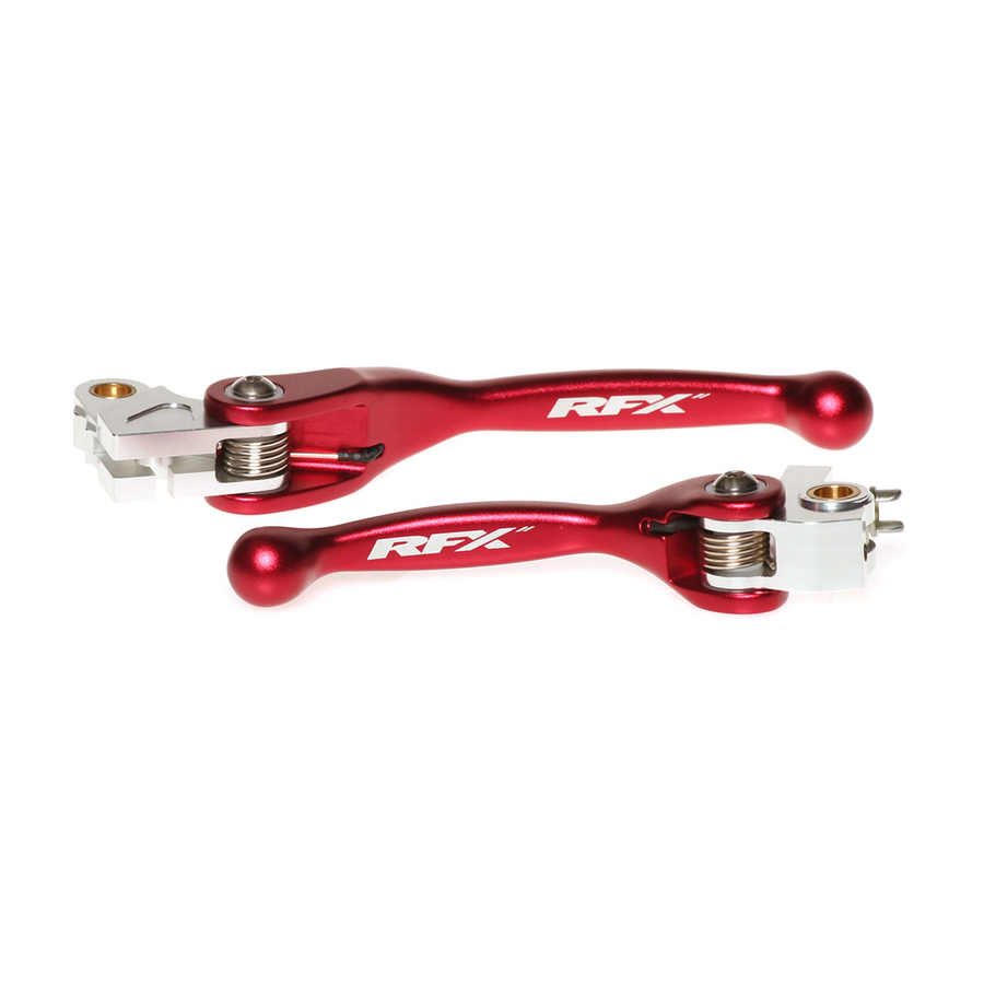 FLEXIBLE LEVER SET RED KTM/HUSQ/GAS | FXFL 50600 55RD