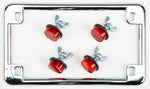 License Plate Frame w/Reflectors