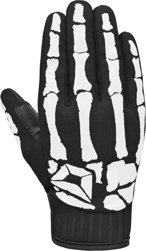 STD ISU BONE GLV BLK/WHT