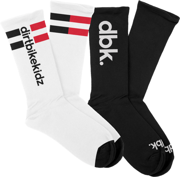 BASIC SOCK 2 PACK WHITE/BLACK | AC-BASICS2PK-SOCK
