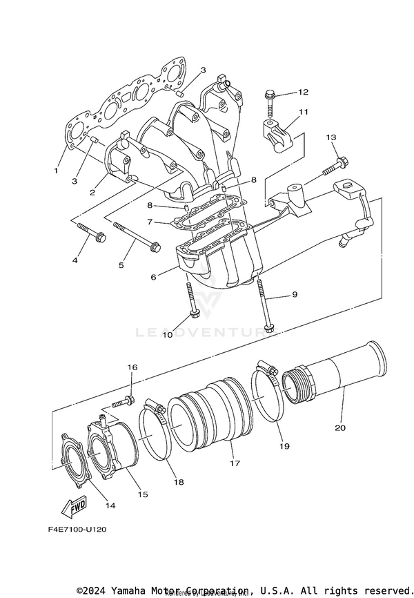 BOLT, FLANGE(3EF) | 95024-08035-00