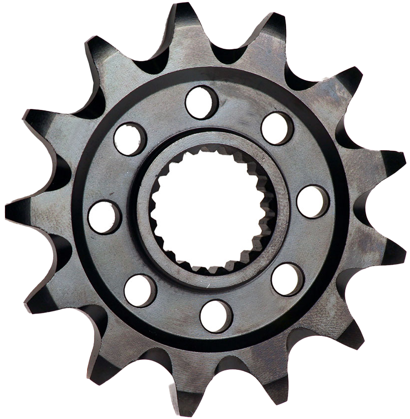 FRONT PRO CS SPROCKET STEEL 14T BLACK YAM | FXFS 32-14 99BK