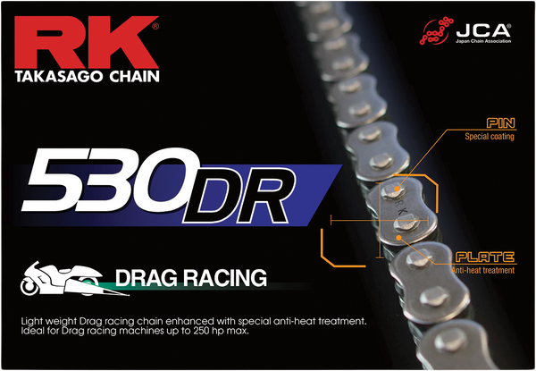 530 DR Drag Racing Chain