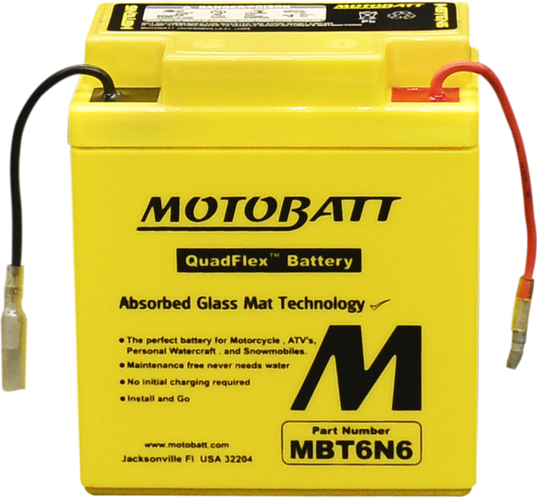 BATTERY MBT6N6 SEALED FACTORY ACTIVATED | MBT6N6