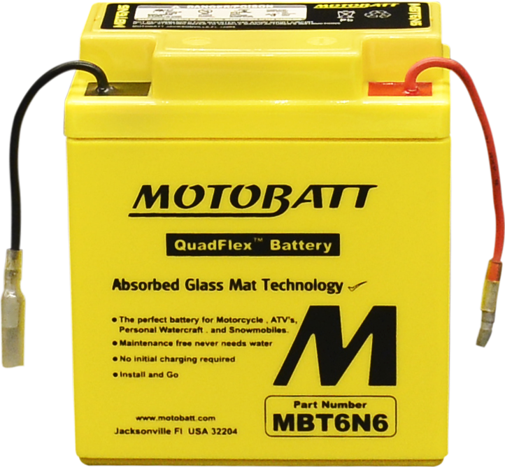 BATTERY MBT6N6 SEALED FACTORY ACTIVATED | MBT6N6