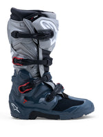 TECH 7 ENDURO DRYSTAR BOOTS DRK GRY/MID GRY/BR RED 8