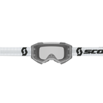 FURY GOGGLE WHITE/GREY CLEAR WORKS LENS