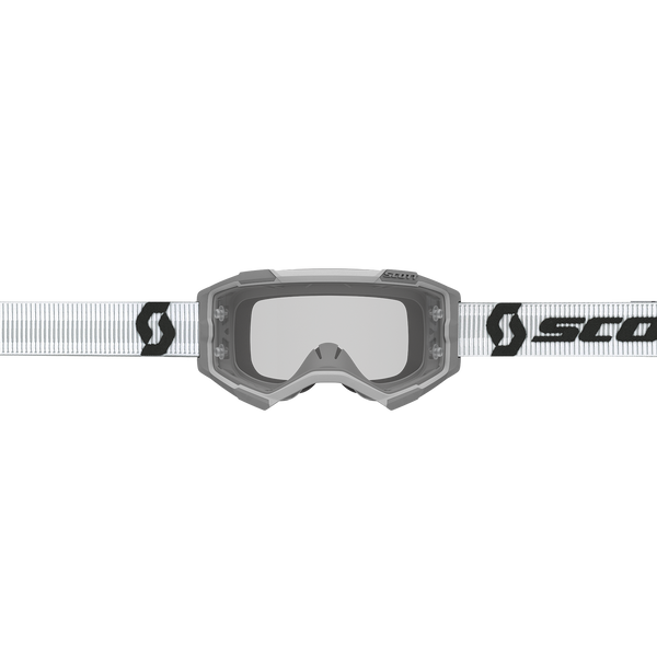 FURY GOGGLE WHITE/GREY CLEAR WORKS LENS