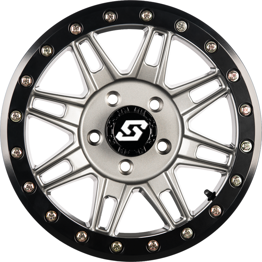 CLUTCH BDLK WHEEL 14X7 4/137 +10MM GUNMETAL/BLK | A-S24G-47037+10