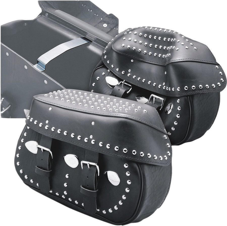 SADDLEBAG LID SUPPORTS FOR STOCK LEATHER BAGS | 100307