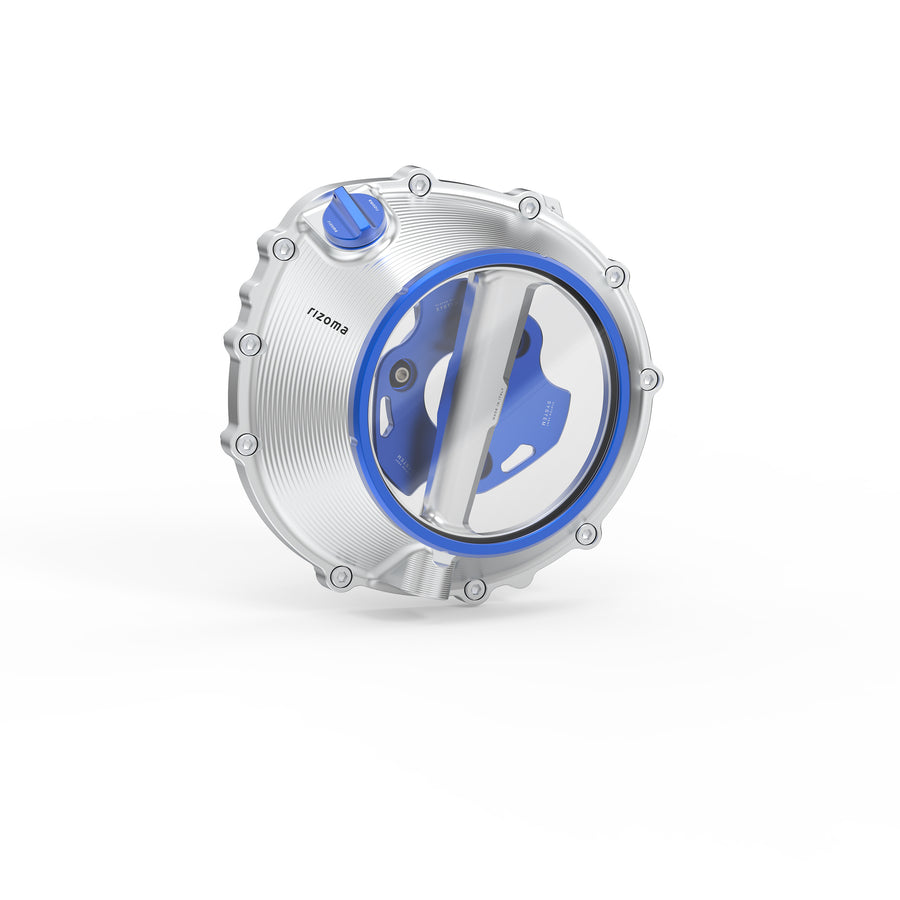 CLUTCH COVER SILVER/BLUE BMW