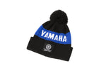 YAMAHA BEANIE STRIPE BLACK/BLUE | 70-132-1
