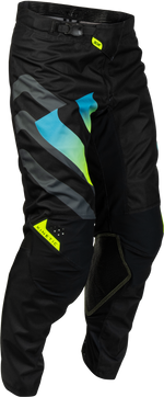 KINETIC VOLT PANTS BLACK/GREY/TEAL/YELLOW SZ 28