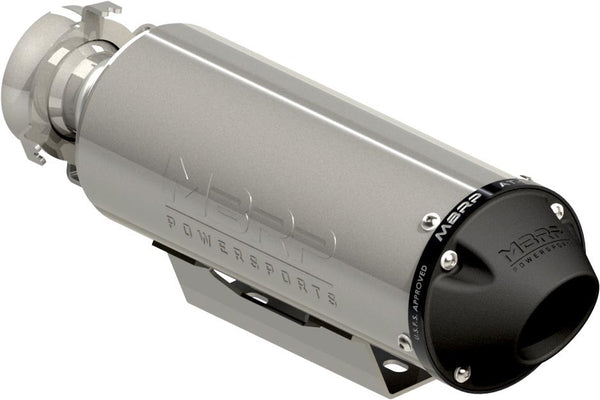 SINGLE SLIP-ON SYSTEM W/ 5" PERFORMANCE MUFFLER BLK TIP | AT-9708PT