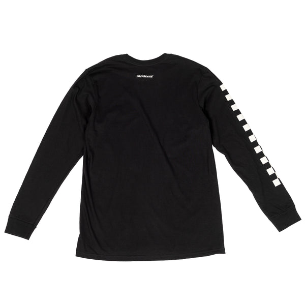 DIE HAPPY LS TEE BLACK