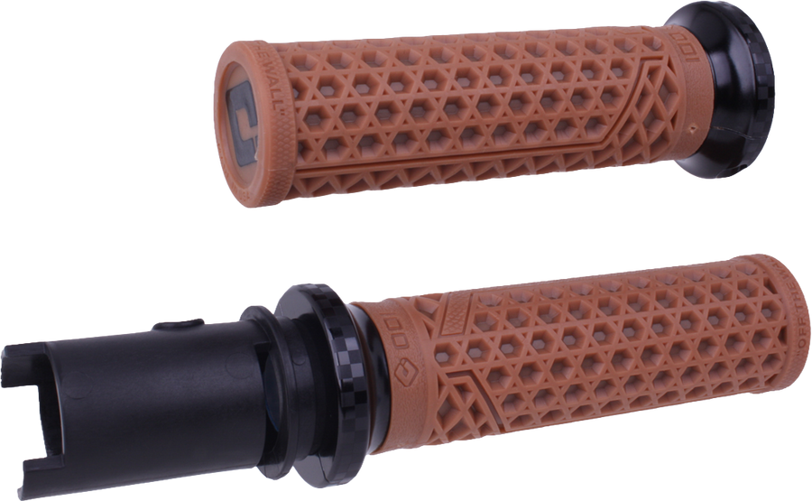 VAN'S LOCK-ON GRIPS GUM RUBBER/CHECKER CVO `23-24 | V31VHTCGR-BC