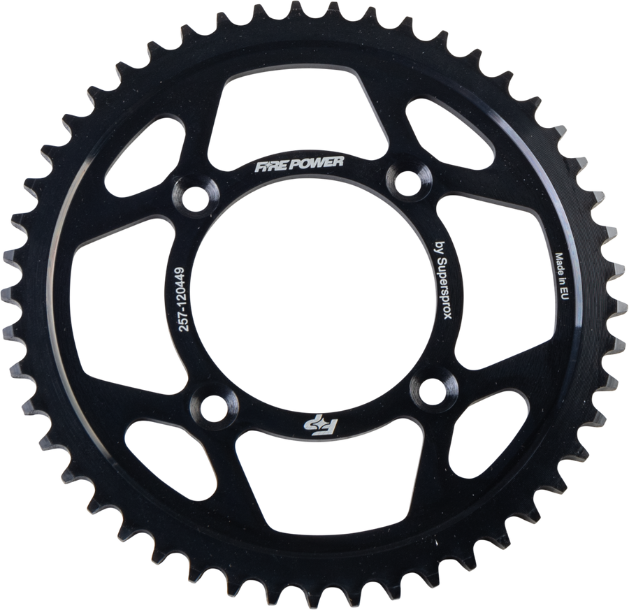 REAR SPROCKET STEEL 49T BLK
