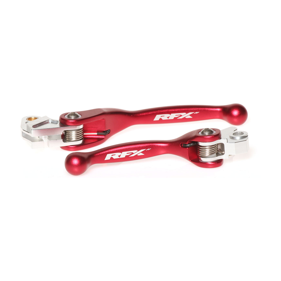 FLEXIBLE LEVER SET RED KAW/SUZ | FXFL 30100 55RD