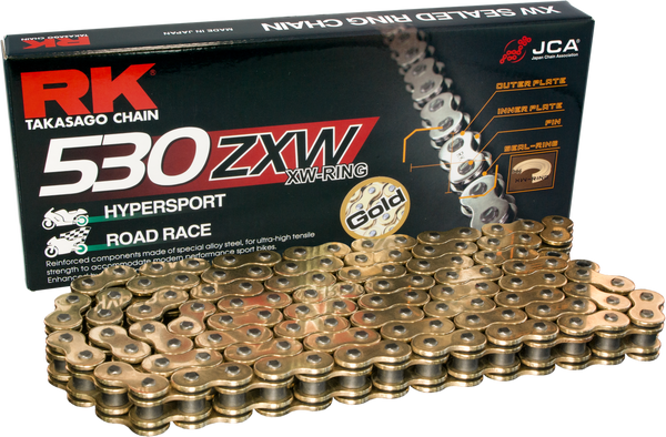 GB530ZXW DRIVE CHAIN GOLD 530 X 130