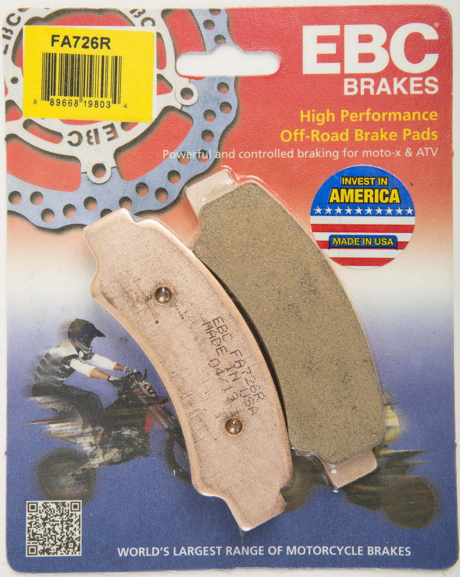 BRAKE PADS FA726R SINTERED R SERIES