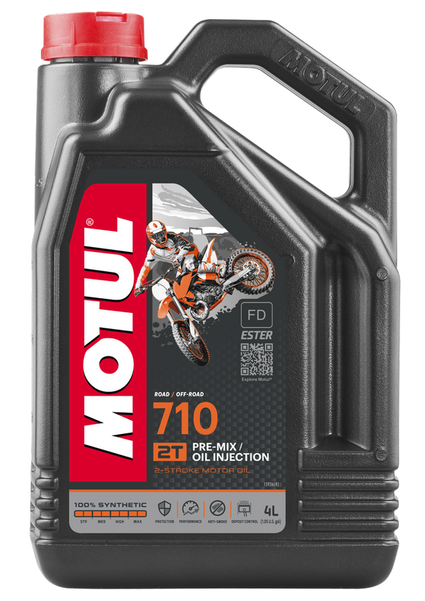 710 RACING PREMIX OIL 2T 4-1 1L | 104035
