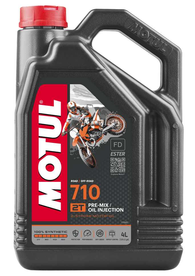 710 RACING PREMIX OIL 2T 4-1 1L | 104035