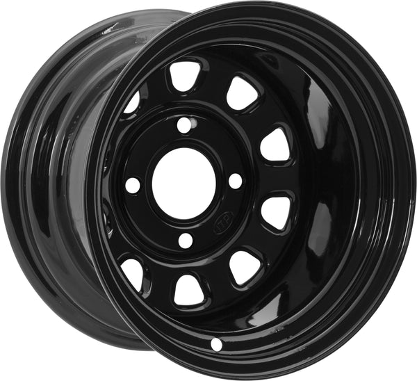DELTA STEEL WHEEL 12X7 4/156 4+3 BLACK 12MM