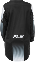 YOUTH F-16 JERSEY BLACK/WHITE YL