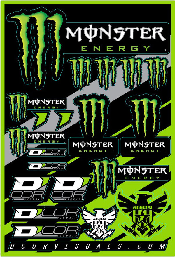 MONSTER ENERGY DECAL SHEET | 40-90-102
