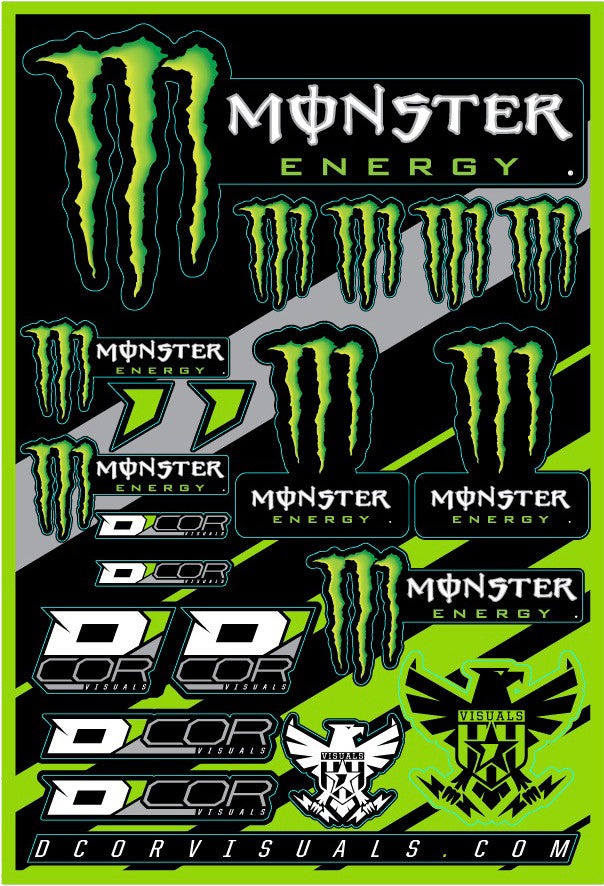 MONSTER ENERGY DECAL SHEET | 40-90-102