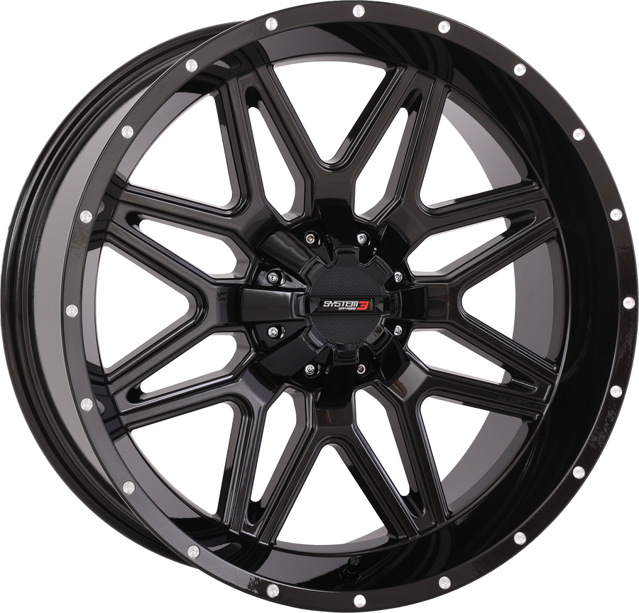 ST7 WHEEL 20X9 5+4 (0MM) 4/137 & 4/156 GLOSS BLACK | 20S3-7335