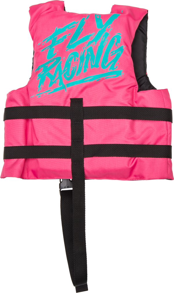 CHILD FLOTATION VEST NEON PINK/TEAL | 221-30320