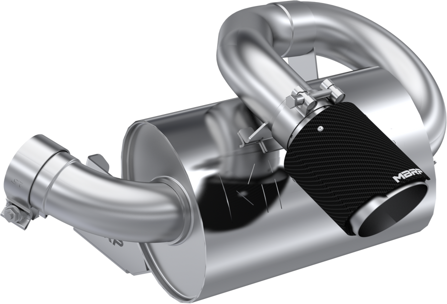 SINGLE SLIP-ON CENTER EXIT W/ 2.5" PERFORMANCE MUFFLER | AT-9215PT