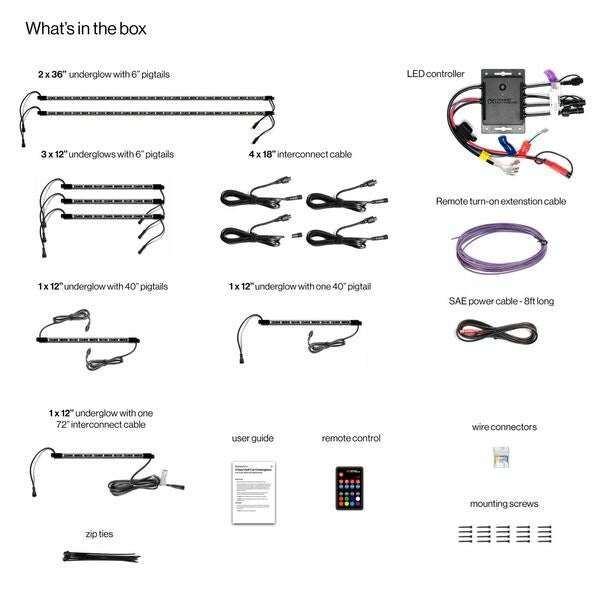 6 SEATER LED KIT W/ CONTROLLER | SEI-LEDZ4UGLW1236