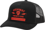 SPARK HAT BLACK/RED | 489-2007