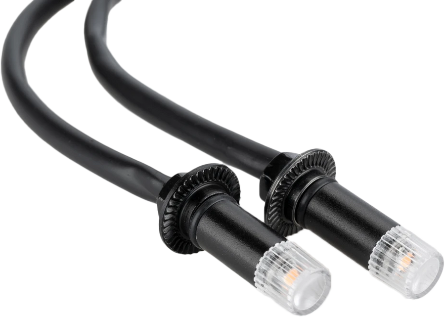 TAB TURN SIGNALS BLACK W/CLEAR LENS | 21749N