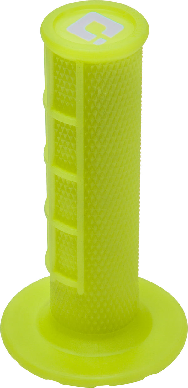 HALF WAFFLE LOCK-ON GRIP NEON YELLOW
