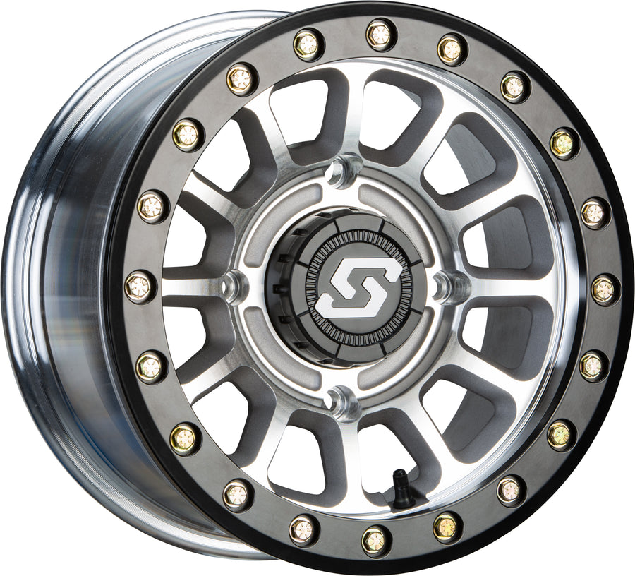 SANO BDLK WHEEL 14X7 4/156 6+1 (+38MM) BLK/AS CAST | A21MA-47056+38S