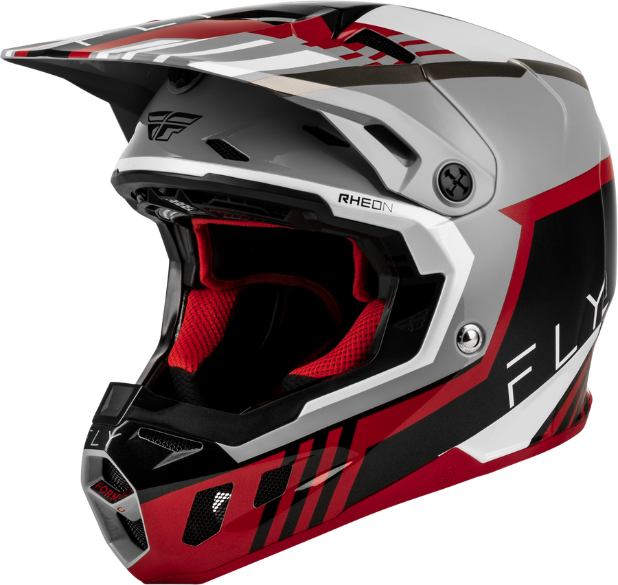 FORMULA CC STRIKE HELMET GREY/RED/BLACK/WHITE