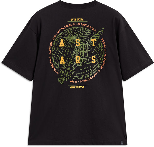 LATITUDE OVERSIZED SS CSF TEE BLACK