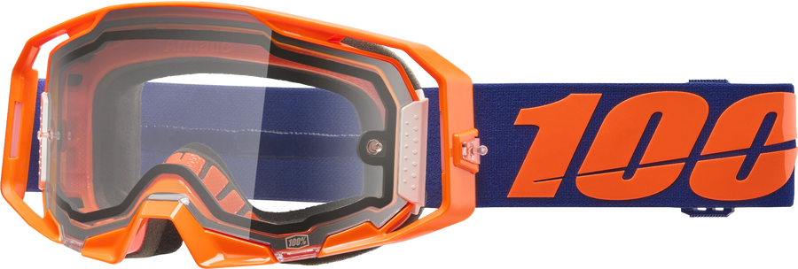 ARMATIC  ENDURO MOTO GOGGLE NEON ORANGE CLEAR