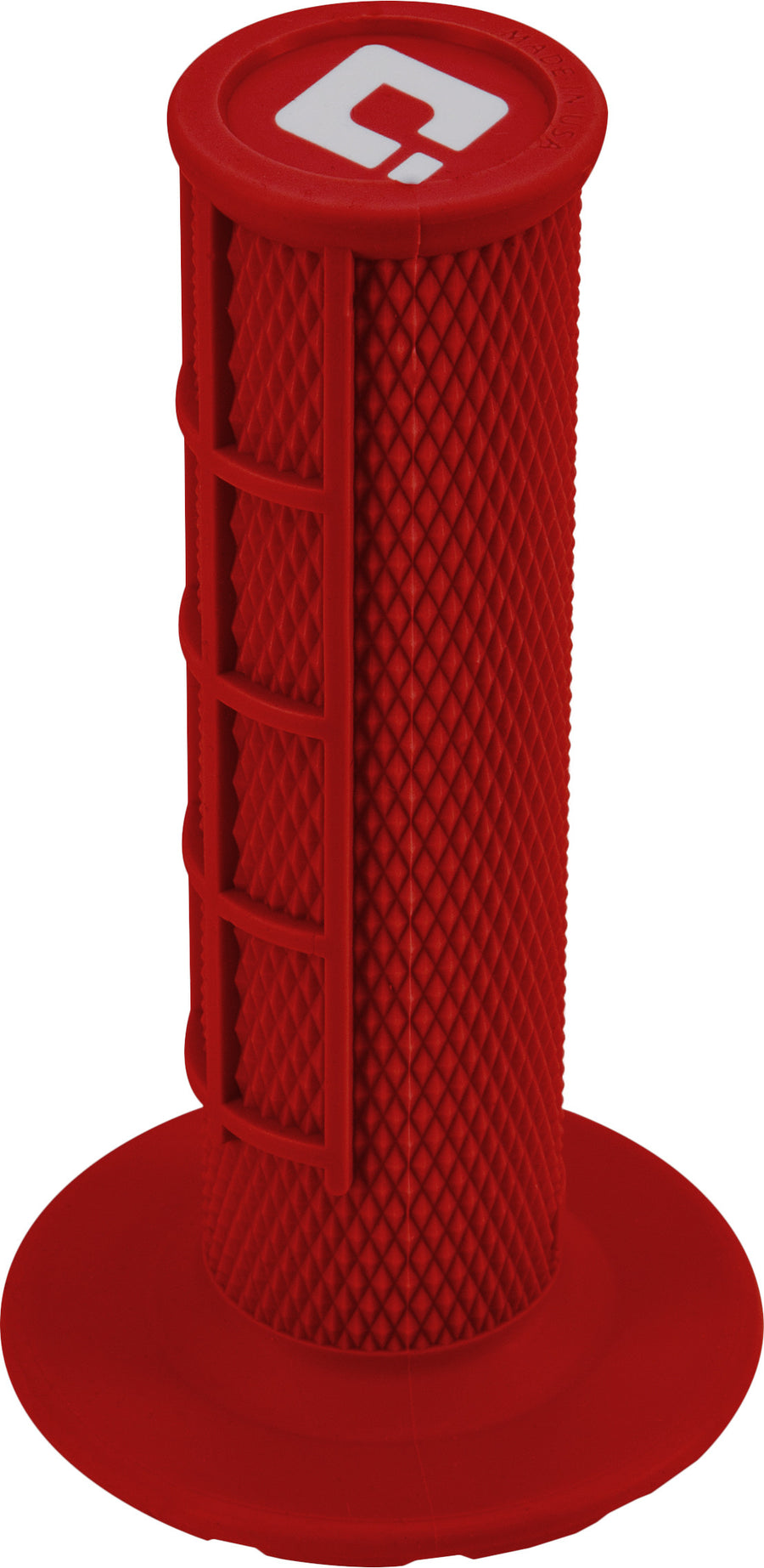 HALF WAFFLE LOCK-ON GRIP RED