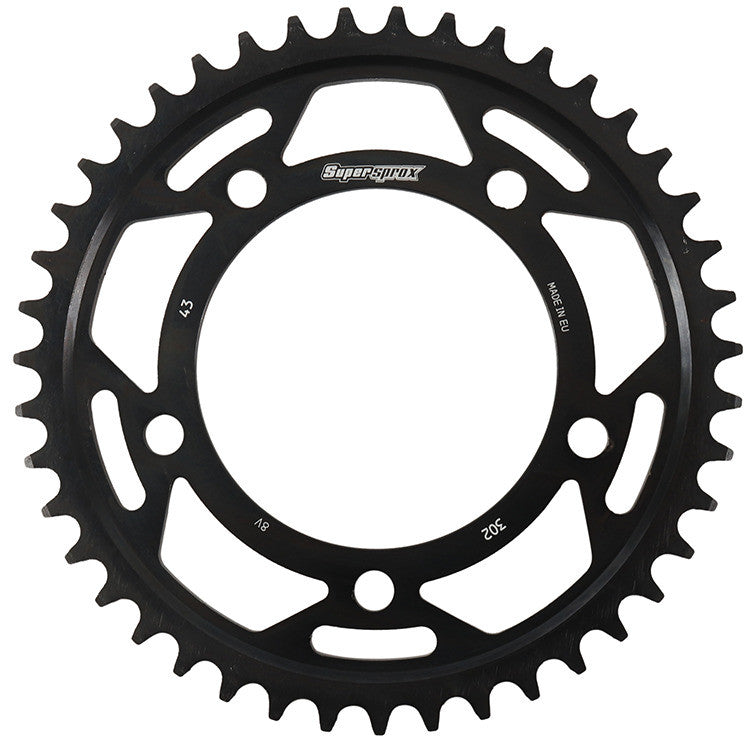 REAR EDGE SPROCKET STEEL 43T-530 BLK HON | RFA-302-43-BLK