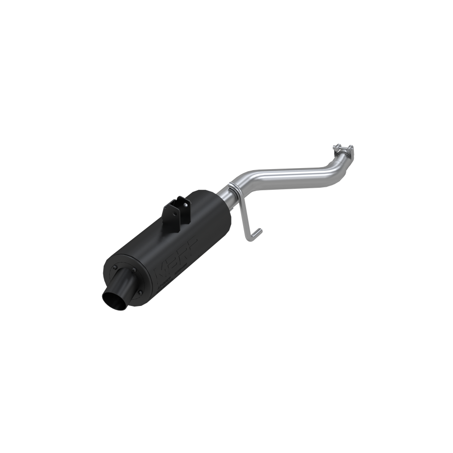SINGLE SLIP-ON SYSTEM W/ 1.75" SPORT MUFFLER BLK | AT-6109SP