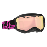 FURY SNOWCROSS GOGGLE BLACK/ PINK ENHANCER ROSE CHROME | 278605-1254348