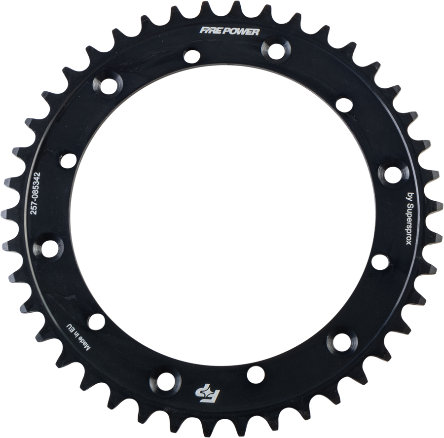 REAR SPROCKET STEEL 42T BLK