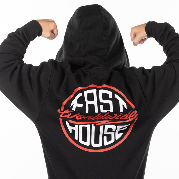 YTH SQUALL HOODZIPUP BLK