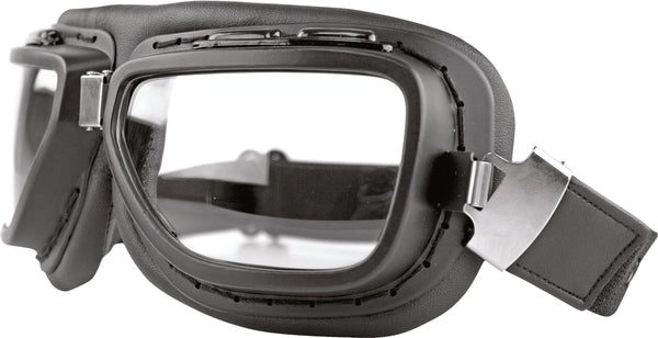 PILOT GOGGLES MATTE BLACK W/INTERCHANGEABLE LENSES | BPIL001