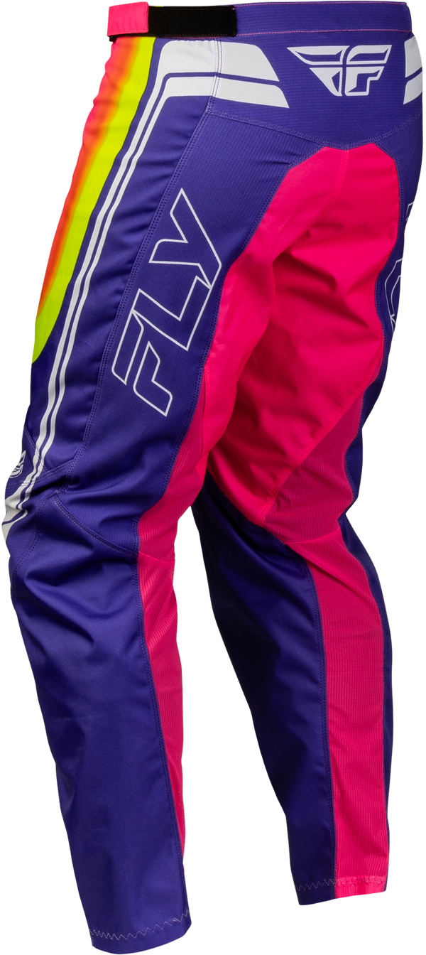 F-16 RAZE PANTS PURPLE/PINK/YELLOW SZ 32
